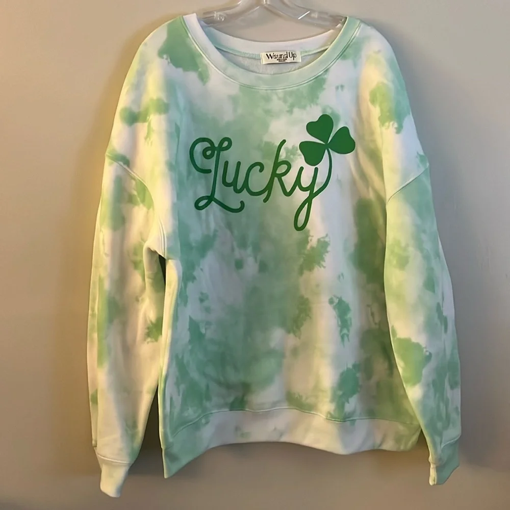 LUCKY 🍀 Sweatshirt * Winter / Spring / Fall Outerwear * XXXL (21) can be UNISEX - Picture 1 of 6